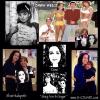 GILLIGAN'S ISLAND "MARY ANN" (DAWN WELLS)  WITH HER "DAWN" AND "MARY ANN AND GINGER" PAINTINGS